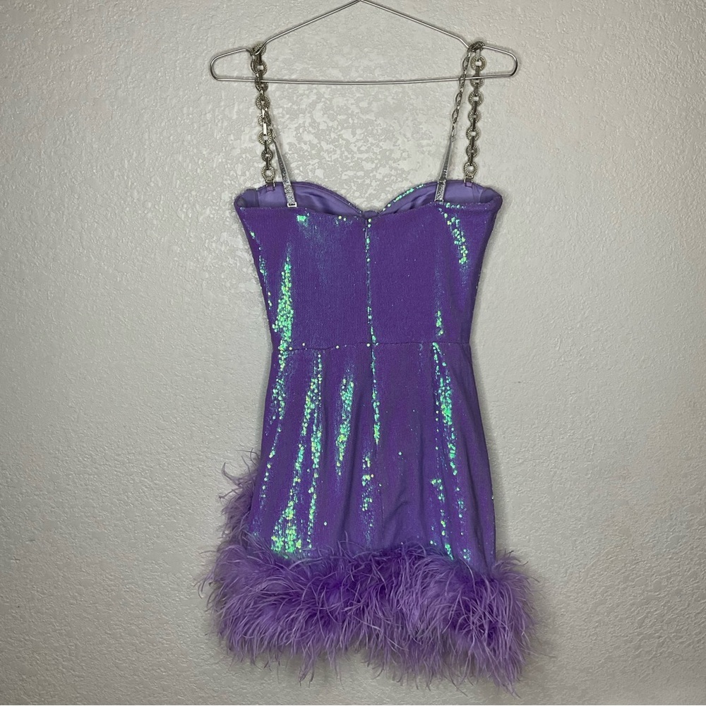 Nadine Merabi Fifi Purple Dress - Picture 11 of 16